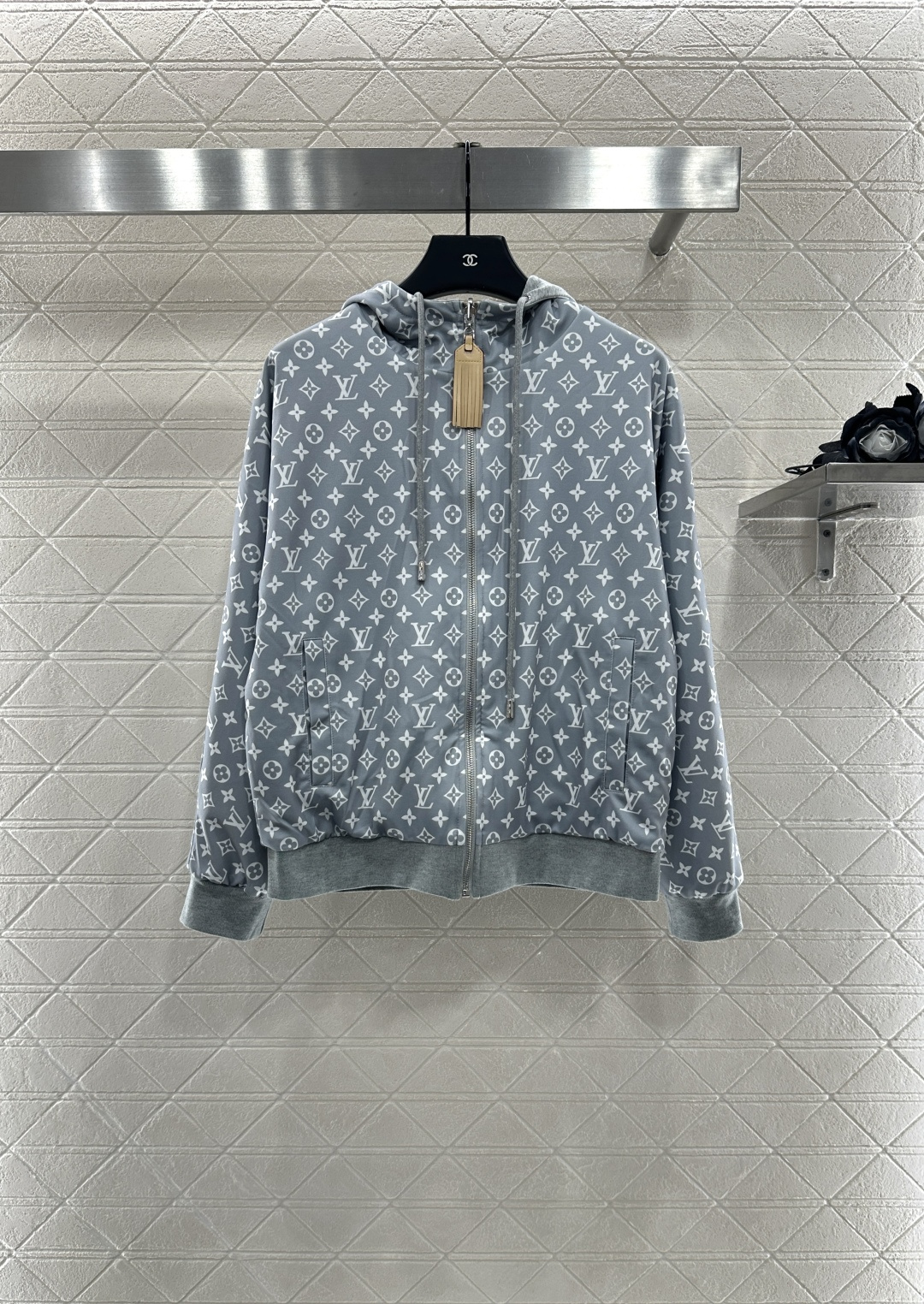 ♥Louis vuitto*♥2025新品上架 两面穿连帽外套长裤套装定制YB斜纹全棉材质 质感光泽 舒