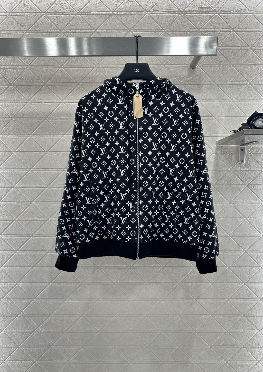 ♥Louis vuitto*♥2025新品上架 两面穿连帽外套长裤套装定制YB斜纹全棉材质 质感光泽 舒