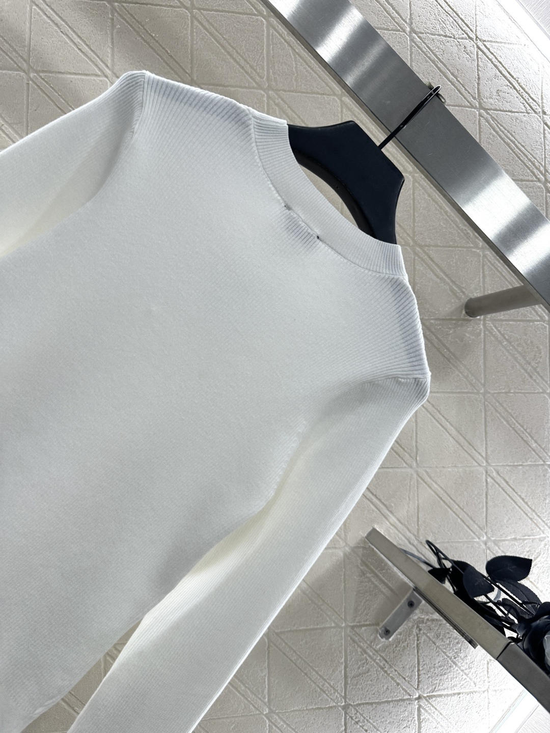 ♥Chane*♥2025新品上架 蝴蝶结长袖毛衣定制YB棉毛纱线织造 柔软细腻 质感舒适 圆领针织长袖 