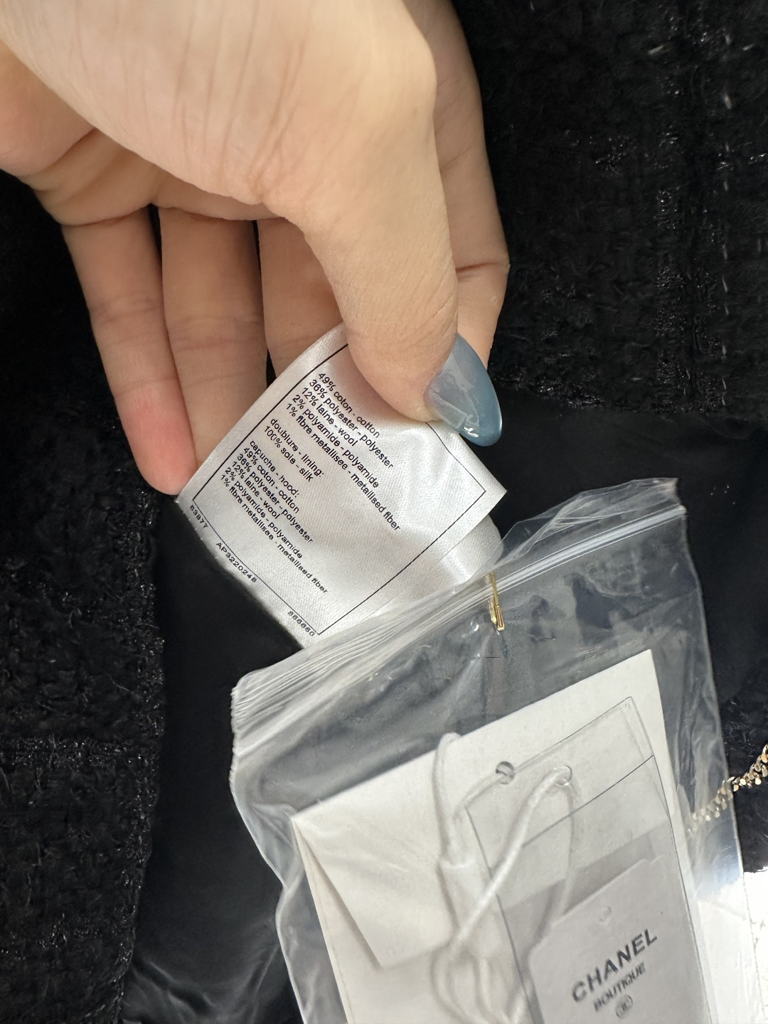 ♥Chane*♥2025新品上架 可拆卸连帽洋装编织外套定制YB进口毛呢粗纺材质 肌理明显 质感上乘 经