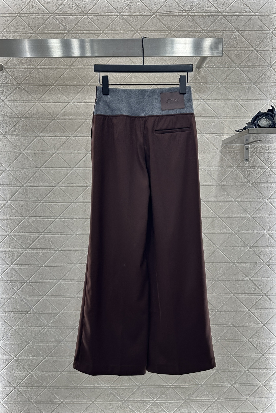 ♥Loew*♥2025新品上架 撞色西装外套长裤套装定制YB进口材质 质感光泽高级 垂顺有型 正肩廓形西