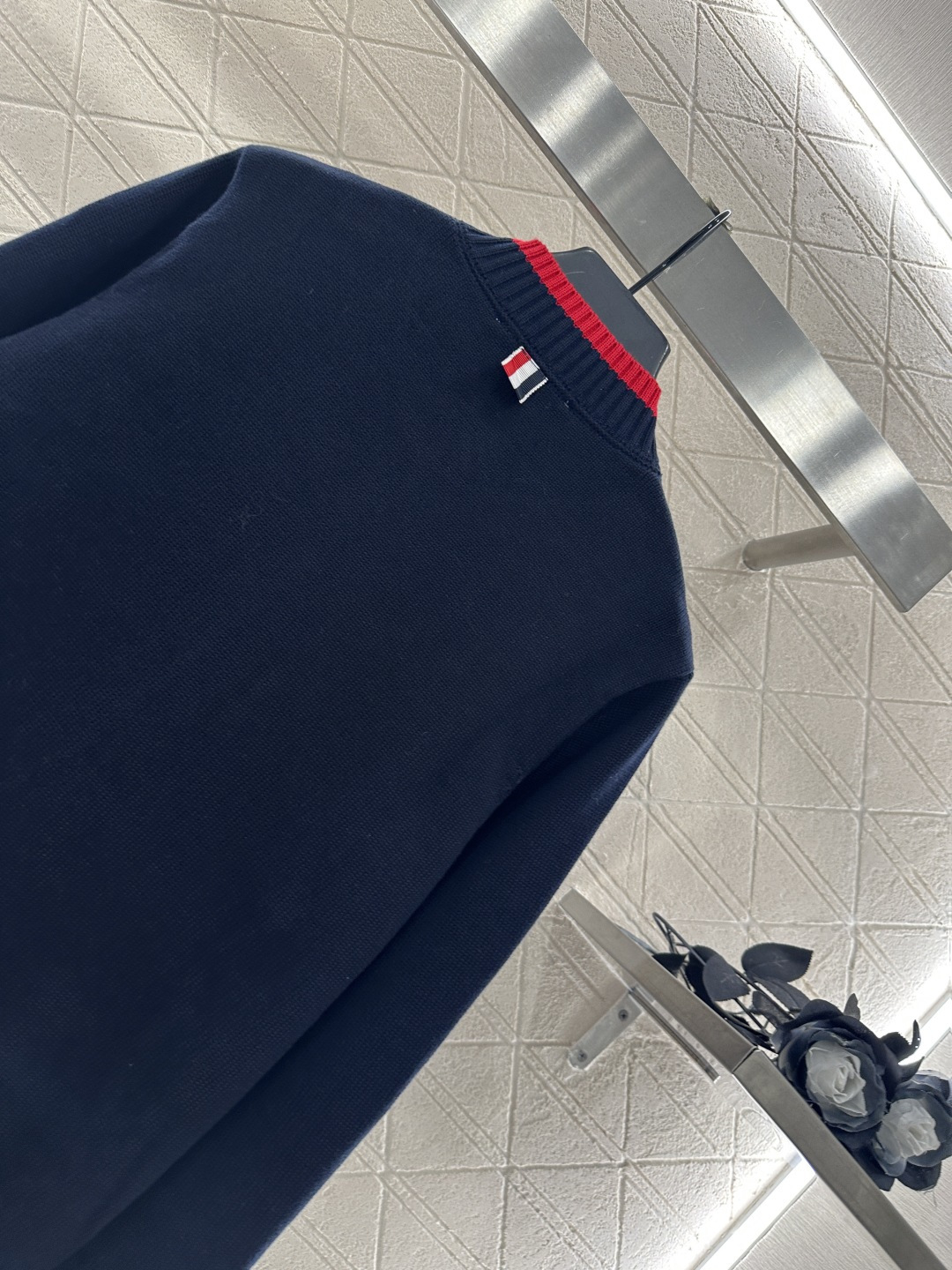 ♥Thom brown*♥2025新品上架 棒球针织外套定制YB羊毛纱线织造 质感高级 品相十足 常规针