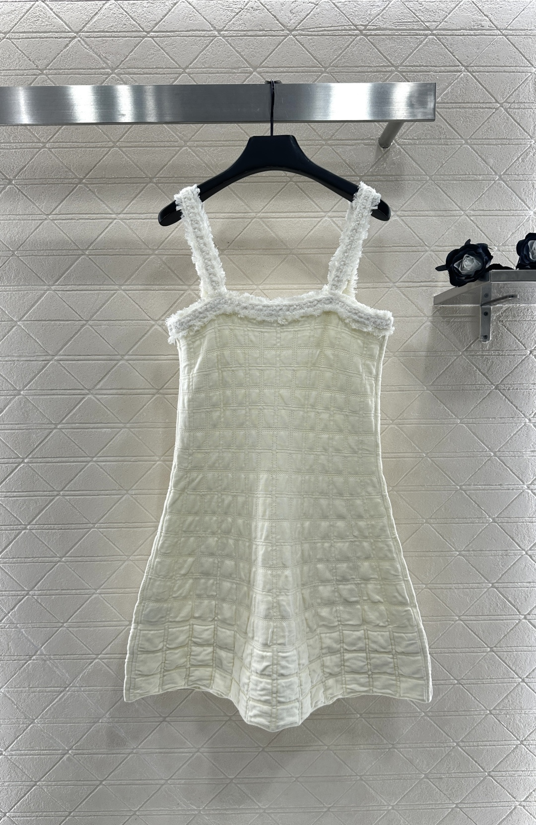 ♥Chane*♥2025新品上架 针织吊带裙定制YB进口丝棉纱线织造，质感高级，舒适柔软，吊带裙剪裁，密