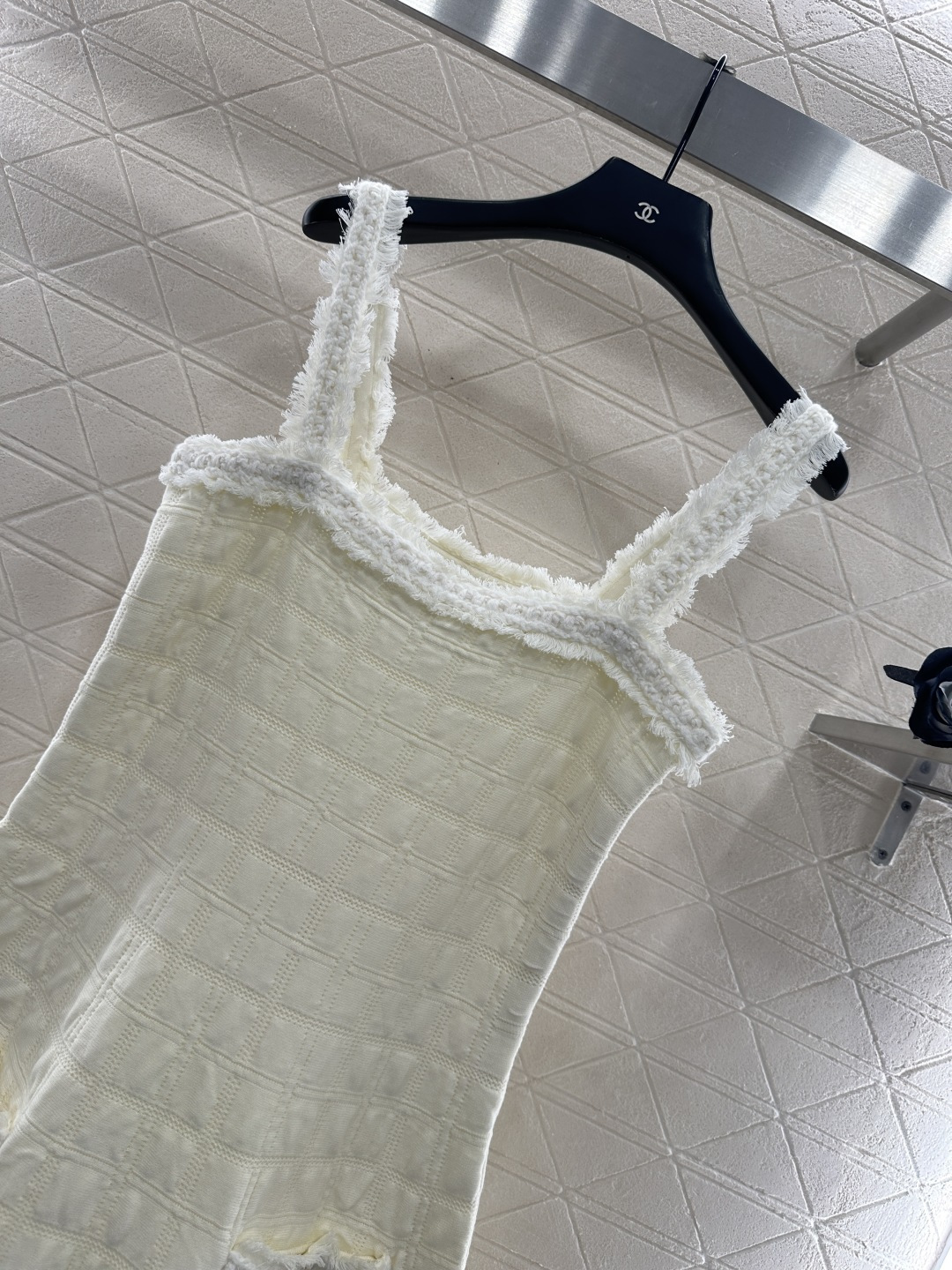 ♥Chane*♥2025新品上架 针织吊带裙定制YB进口丝棉纱线织造，质感高级，舒适柔软，吊带裙剪裁，密