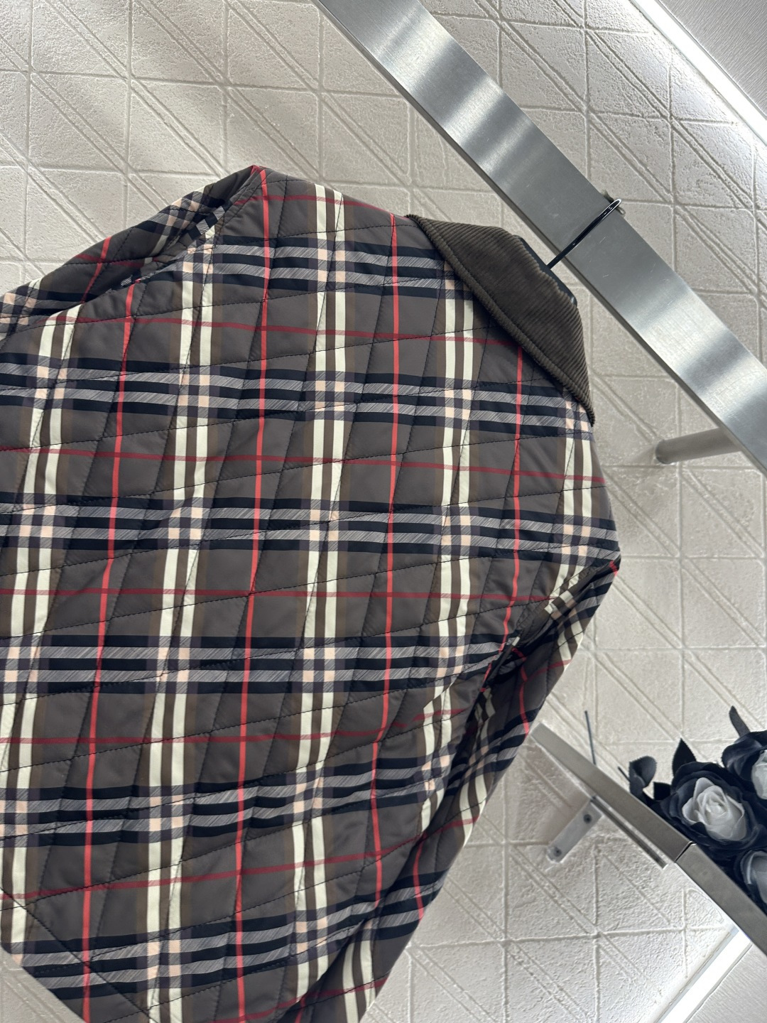 ♥BBR*♥2025新品上架 格纹棉服外套定制YB进口防风防水尼龙材质，其工艺还原，升级材质，提升秋冬御