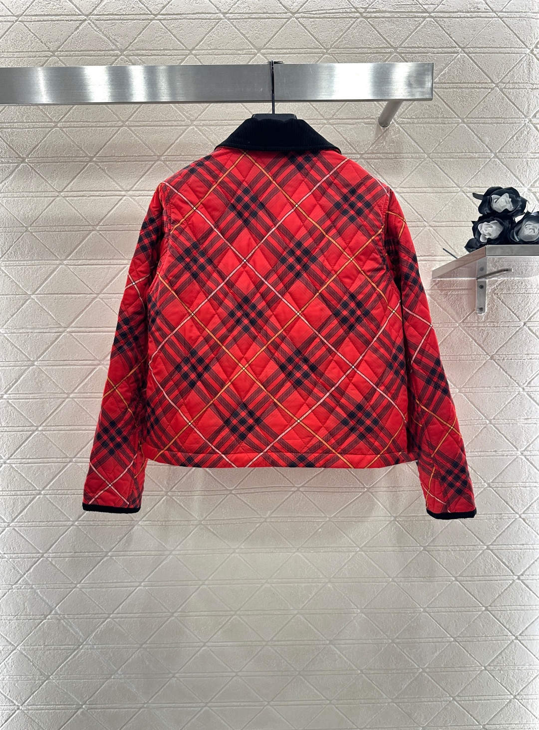 ♥BBR*♥2025新品上架 格纹棉服外套定制YB进口防风防水尼龙材质，其工艺还原，升级材质，提升秋冬御