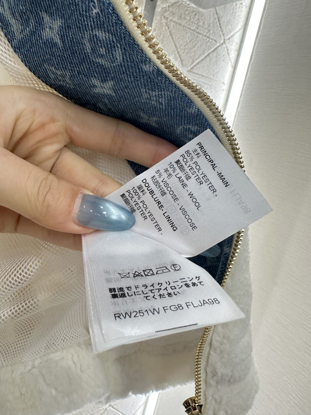 ♥Louis vuitto*♥2025新品上架 连帽泰迪羊羔外套定制YB泰迪羊羔绒➕提花牛仔材质，毛量充