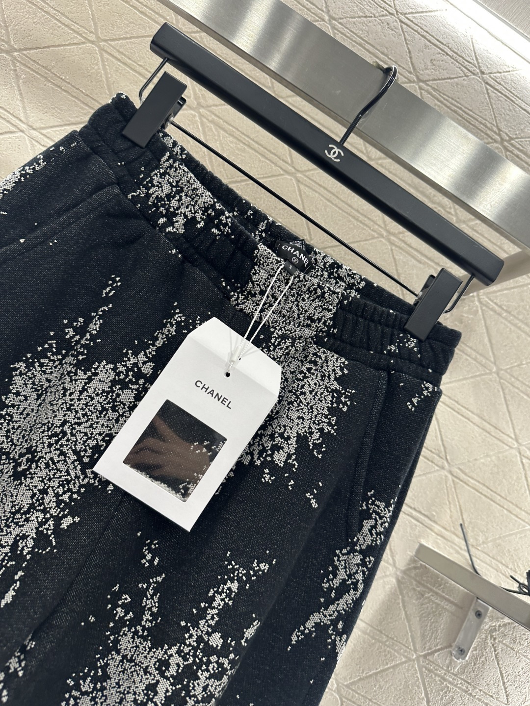 ♥Chane*♥2025新品上架 提花阔腿长裤定制YB斜纹全棉材质，适合秋季厚度，舒适好穿，阔腿直筒长裤