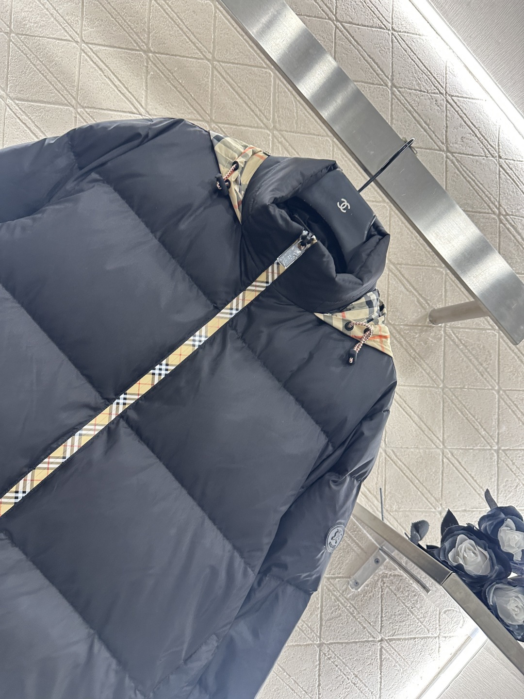 ♥BBR*♥2025新品上架 隐藏可拆卸连帽羽绒外套定制YB防风防水尼龙材质，质感上乘，隐藏可拆卸连帽拉