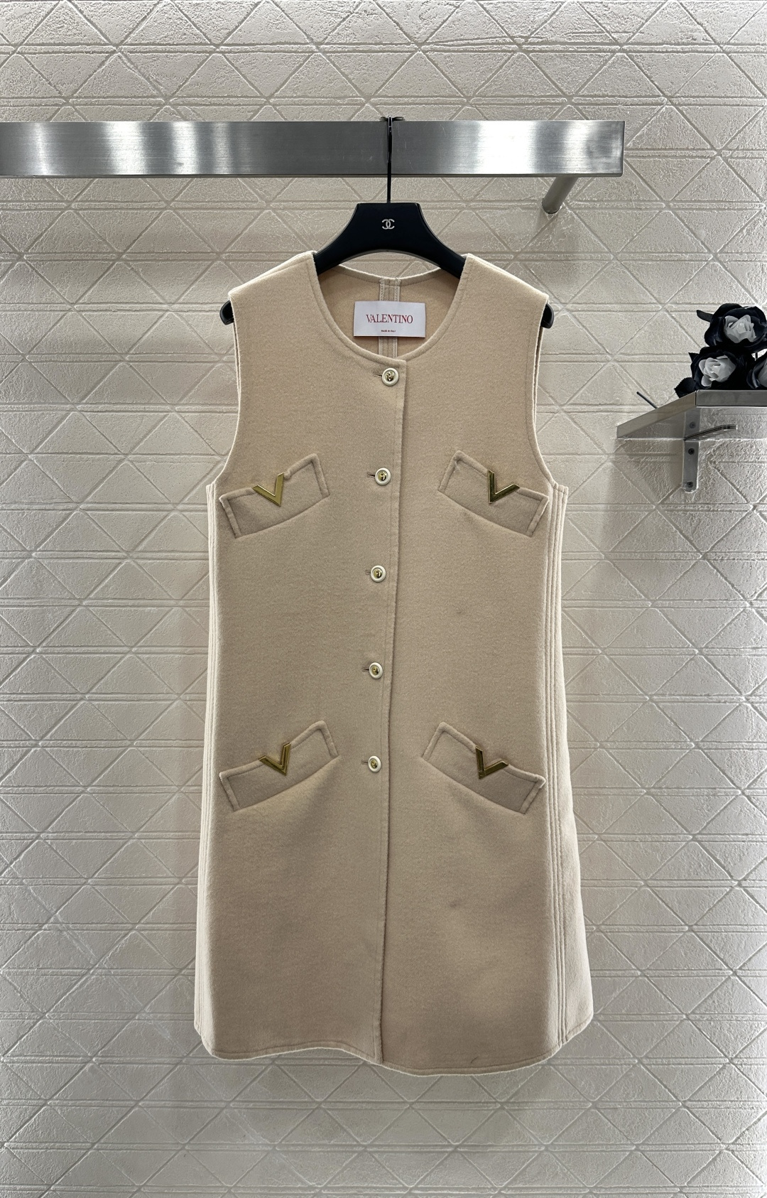 ♥Valentin*♥2025新品上架 双面尼口袋马甲定制YB百分百羊毛材质，双面尼工艺处理，质感上乘，