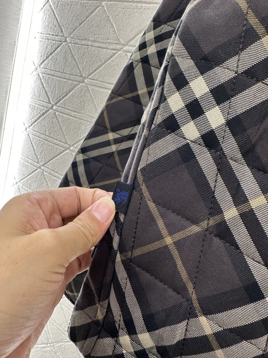 ♥BBR*♥2025新品上架 格纹棉服外套定制YB进口防风防水尼龙材质，其工艺还原，升级材质，提升秋冬御