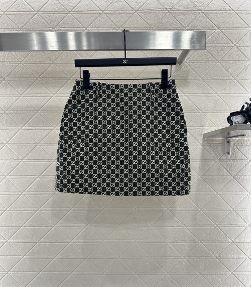 Gucci GG Jacquard Wool Mini Skirt 1 Gucci Wool Jacquard Blazer - Flap Pockets, Double G Button Closure