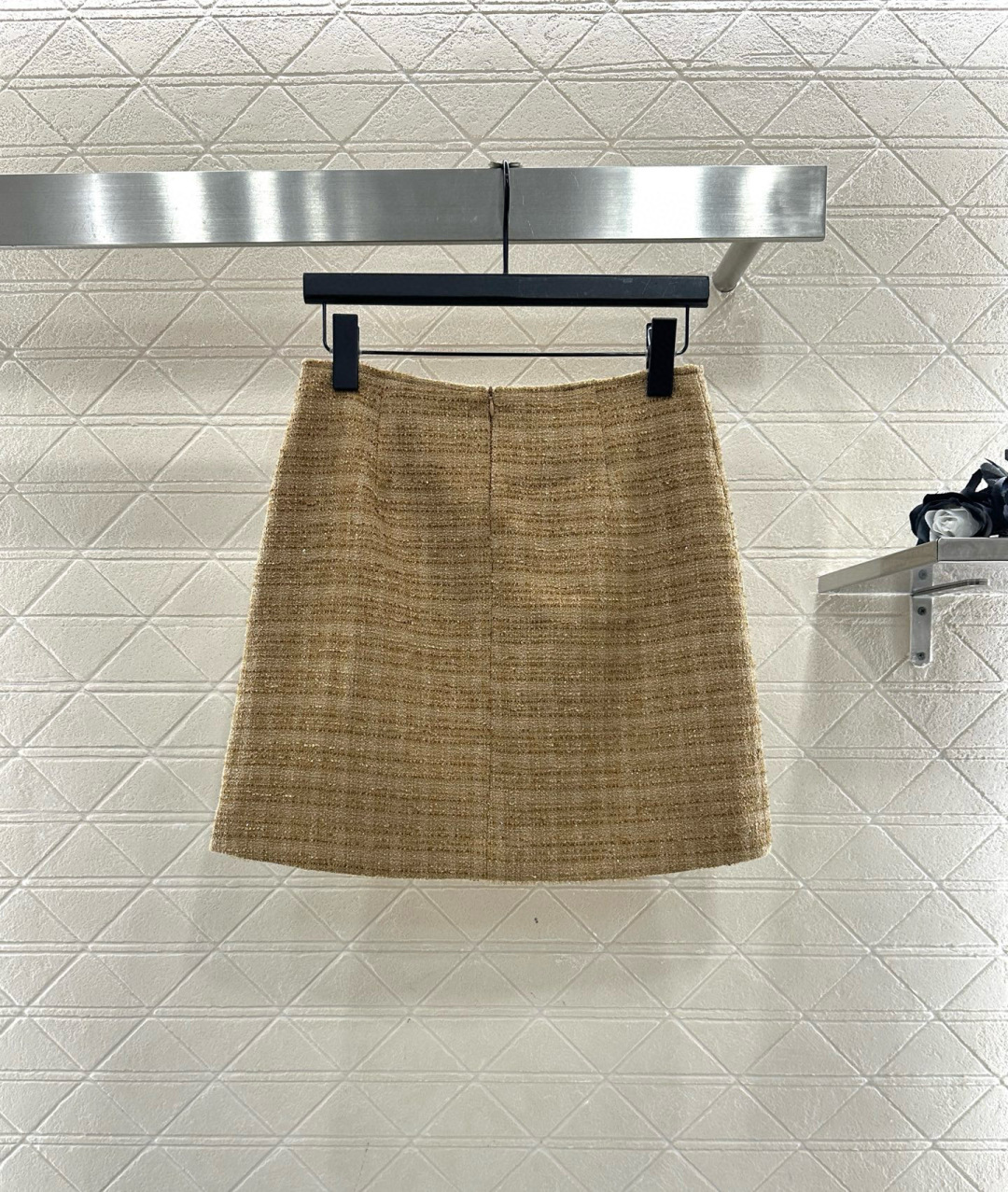 ♥Chane*♥2025新品上架 毛絮粗呢外套短裙套装定制YB进口毛呢材质，肌理明显，质感十足，圆领洋装