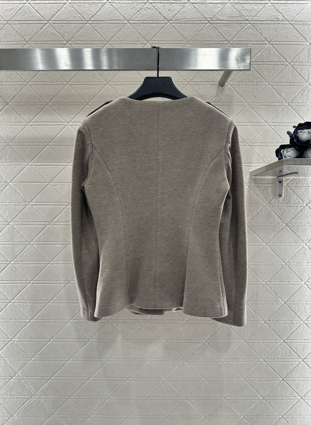 ♥Celin*♥2025新品上架 圆领西服洋装外套长裤套装定制YB进口羊毛呢材质，质感光泽，品相高级，短