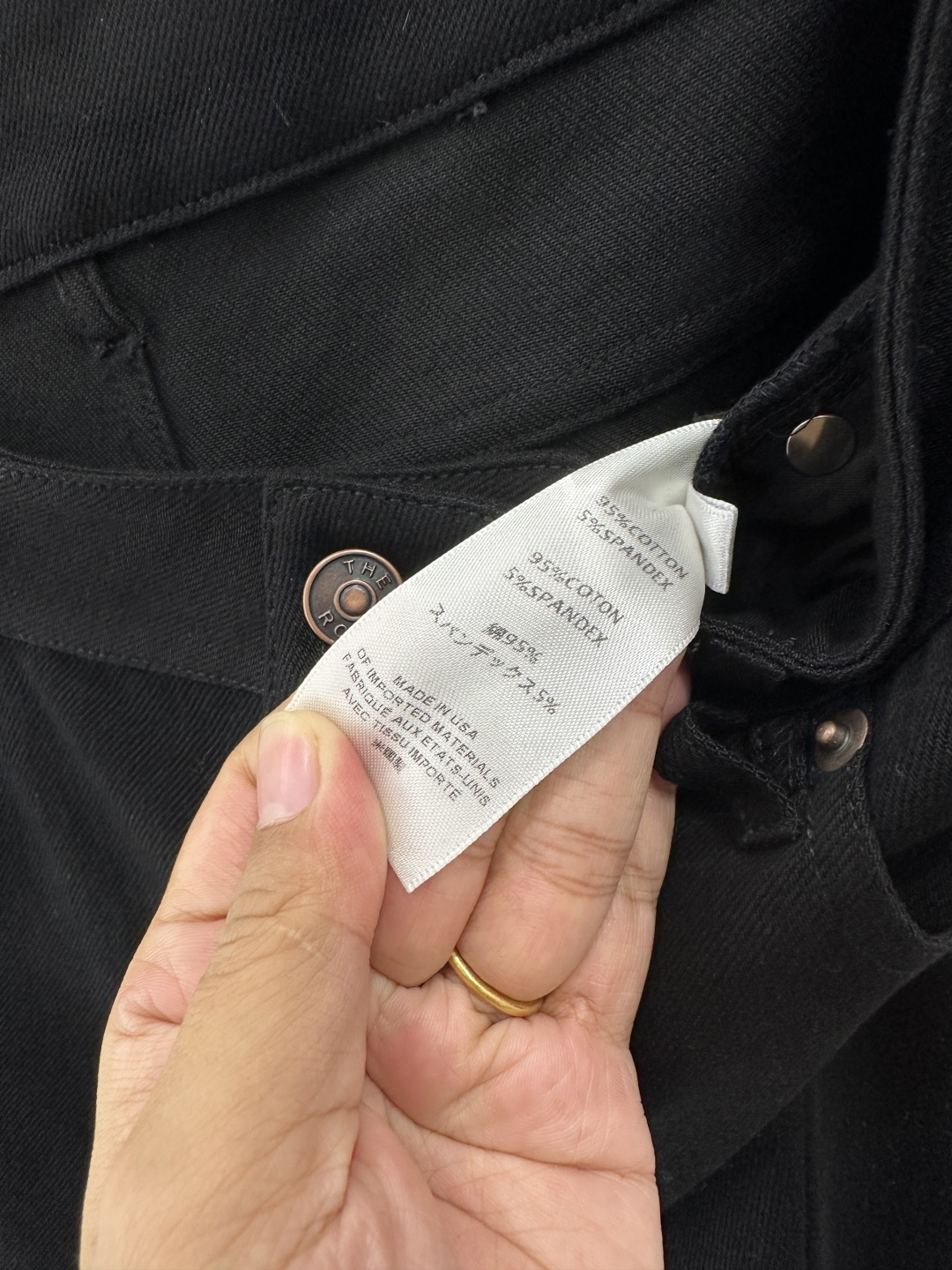 ♥The Row*♥2025新品上架 复古毛边铅笔牛仔裤定制YB斜纹棉牛仔材质，面料柔软舒适，弹力修身，