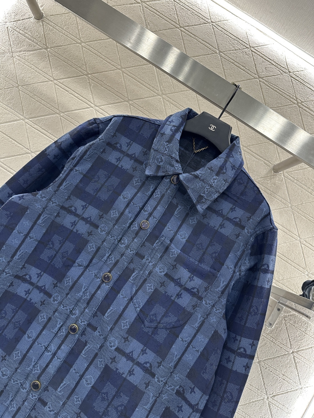 ♥Louis vuitto*♥2025新品上架 格纹提花夹克外套定制YB进口提花材质，高级重工，品相十足