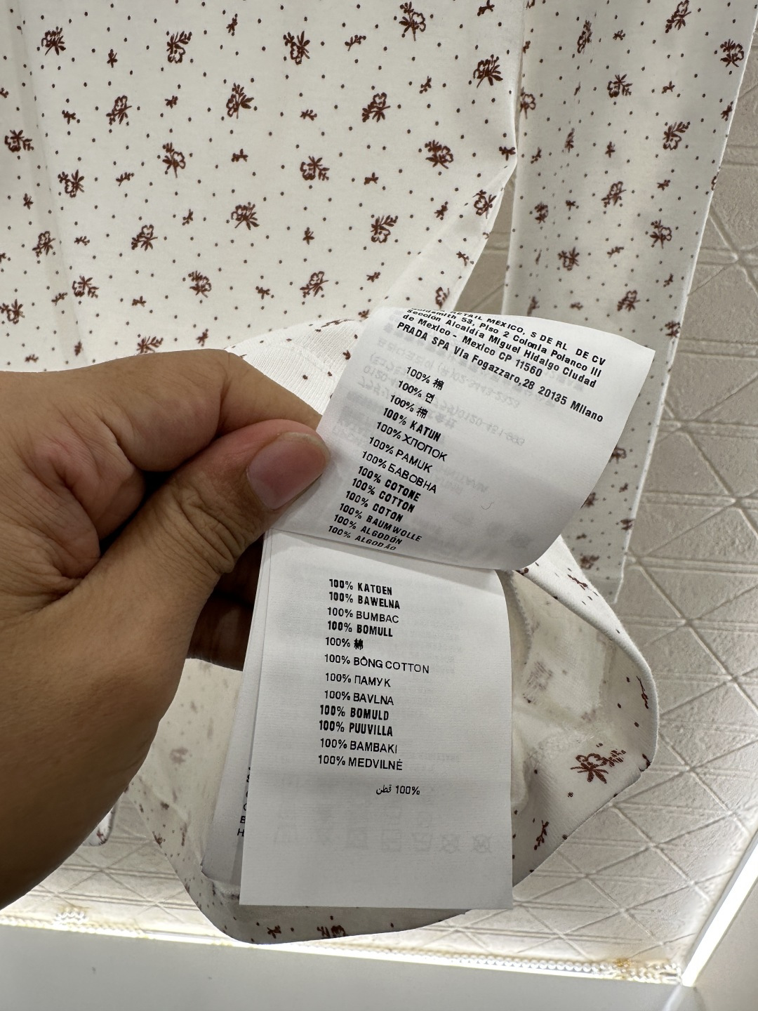 ♥Miuni*♥2025新品上架 修身圆领碎花连衣裙定制YB斜纹全棉材质，清透舒适，弹力十足，圆领长袖连