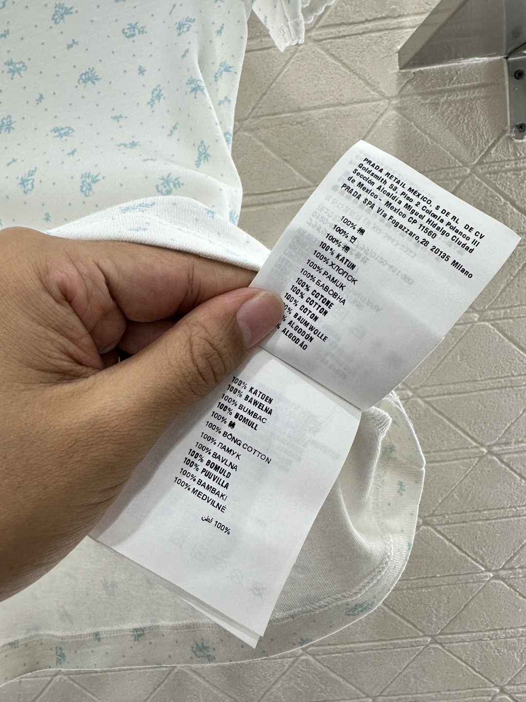 ♥Miuni*♥2025新品上架 圆领碎花短袖定制YB斜纹全棉材质，清透舒适，弹力十足，圆领短袖裁剪，领