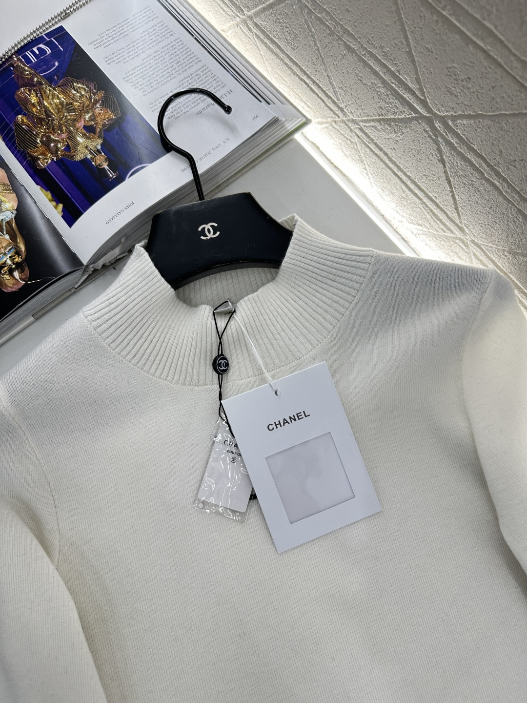 ♥Chane*♥2025新品上架 立领针织打底25coco滑雪🎿系列#定制YB羊毛纱线织造，质感细腻，穿