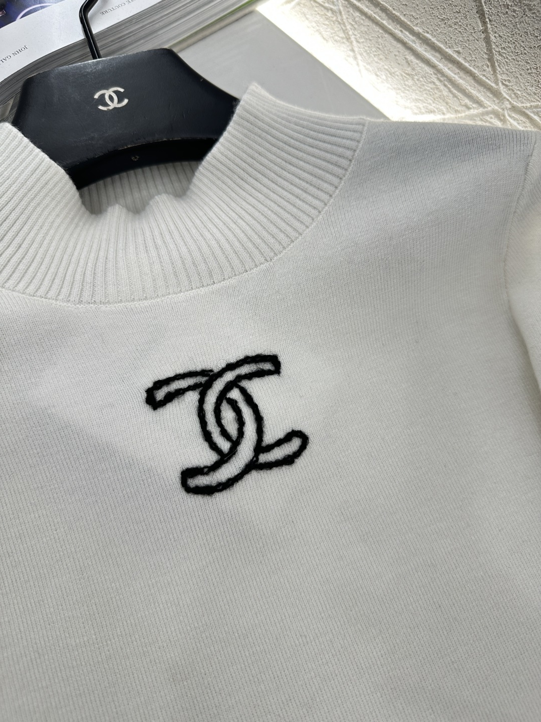 ♥Chane*♥2025新品上架 立领针织打底25coco滑雪🎿系列#定制YB羊毛纱线织造，质感细腻，穿