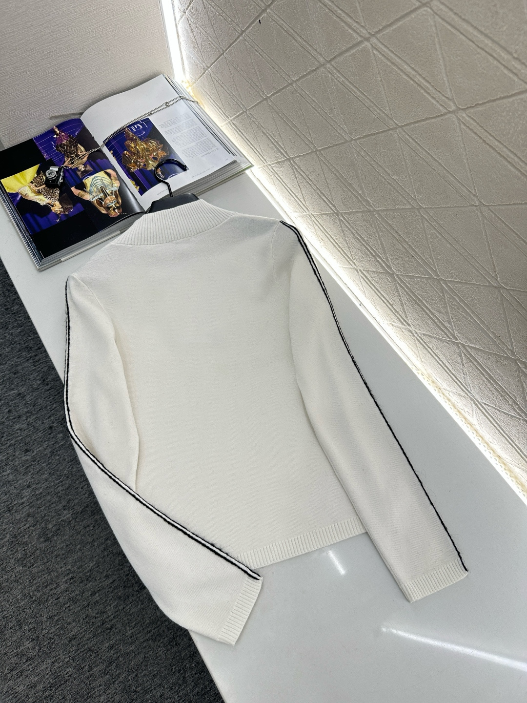 ♥Chane*♥2025新品上架 立领针织打底25coco滑雪🎿系列#定制YB羊毛纱线织造，质感细腻，穿