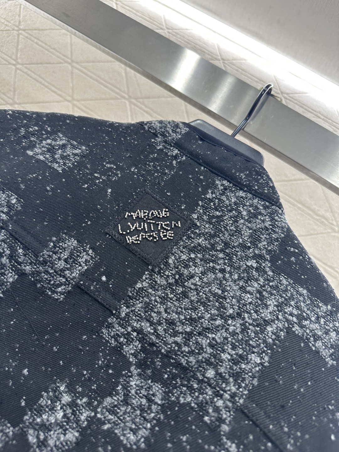 ♥Louis vuitto*♥2025新品上架 格纹提花夹克外套定制YB进口提花棉材质，高级重工，品相十