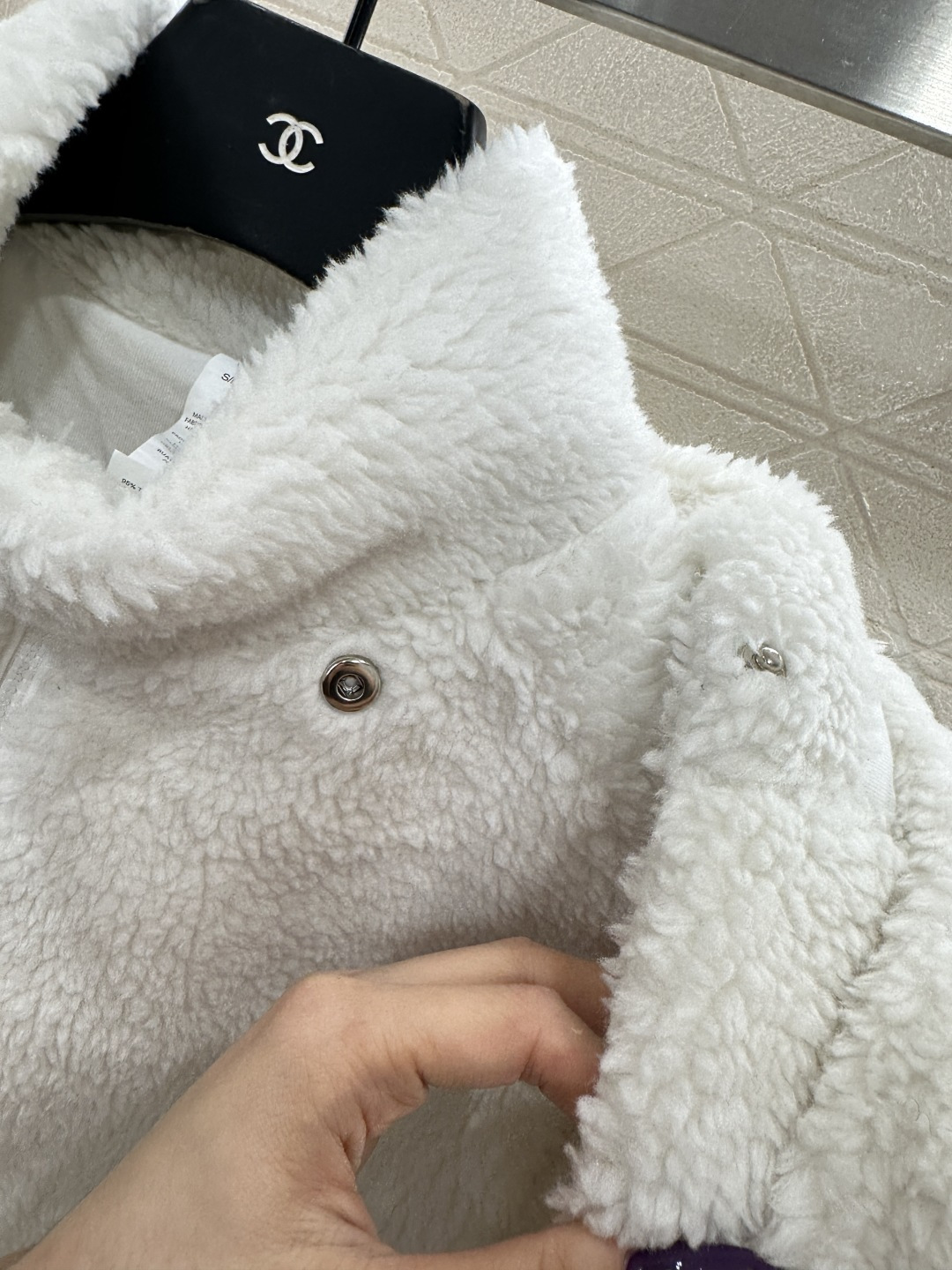 ♥Alo*♥2025新品上架 羊羔毛滑雪外套外套定制YB进口羊羔毛材质，颗粒毛绒肌理，舒适保暖，连帽外套