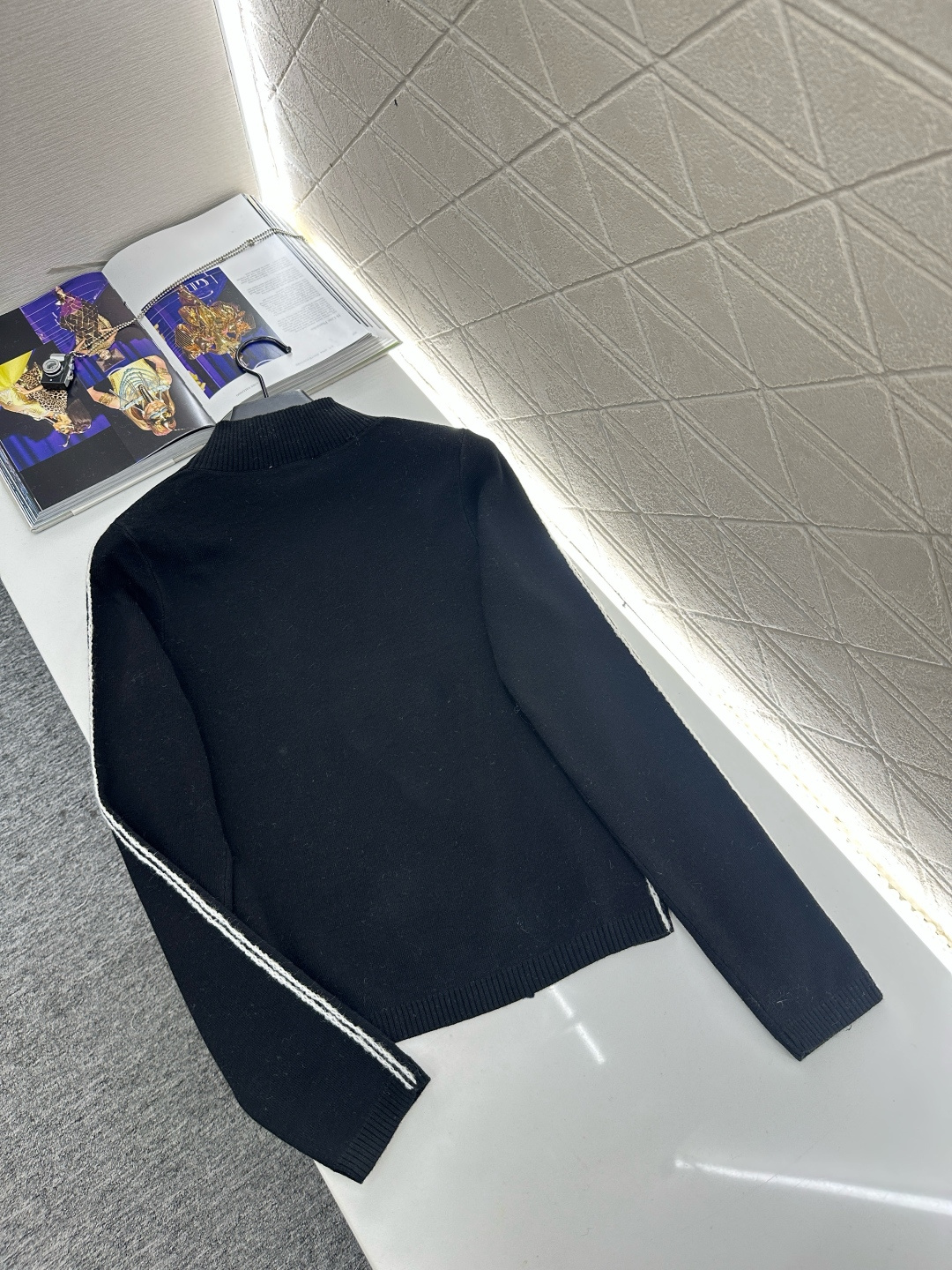 ♥Chane*♥2025新品上架 立领针织打底25coco滑雪🎿系列#定制YB羊毛纱线织造，质感细腻，穿