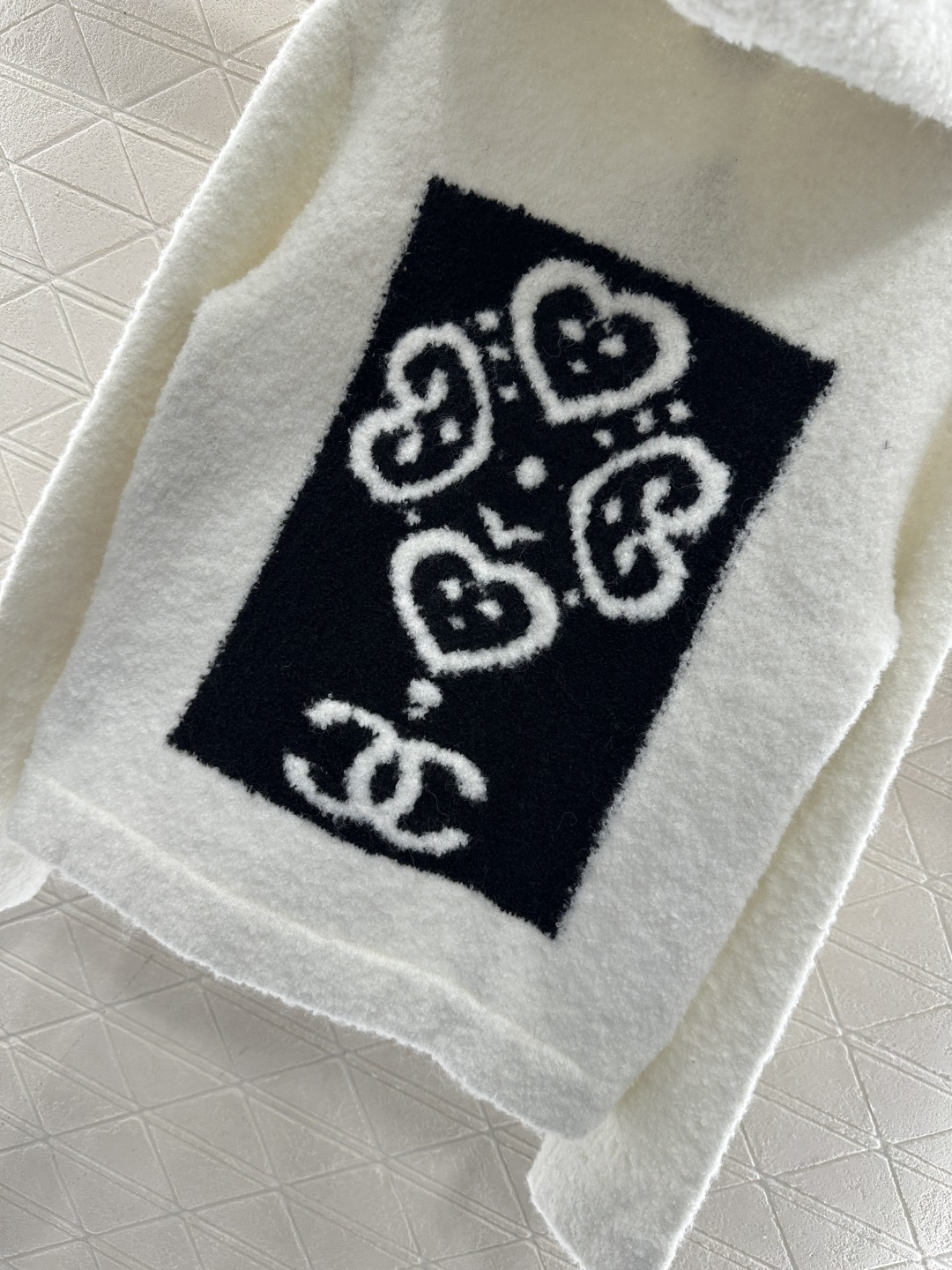 ♥Chane*♥2025新品上架 针织连帽拉链外套25coco滑雪🎿系列#定制YB羊绒纱线织造，细腻舒适