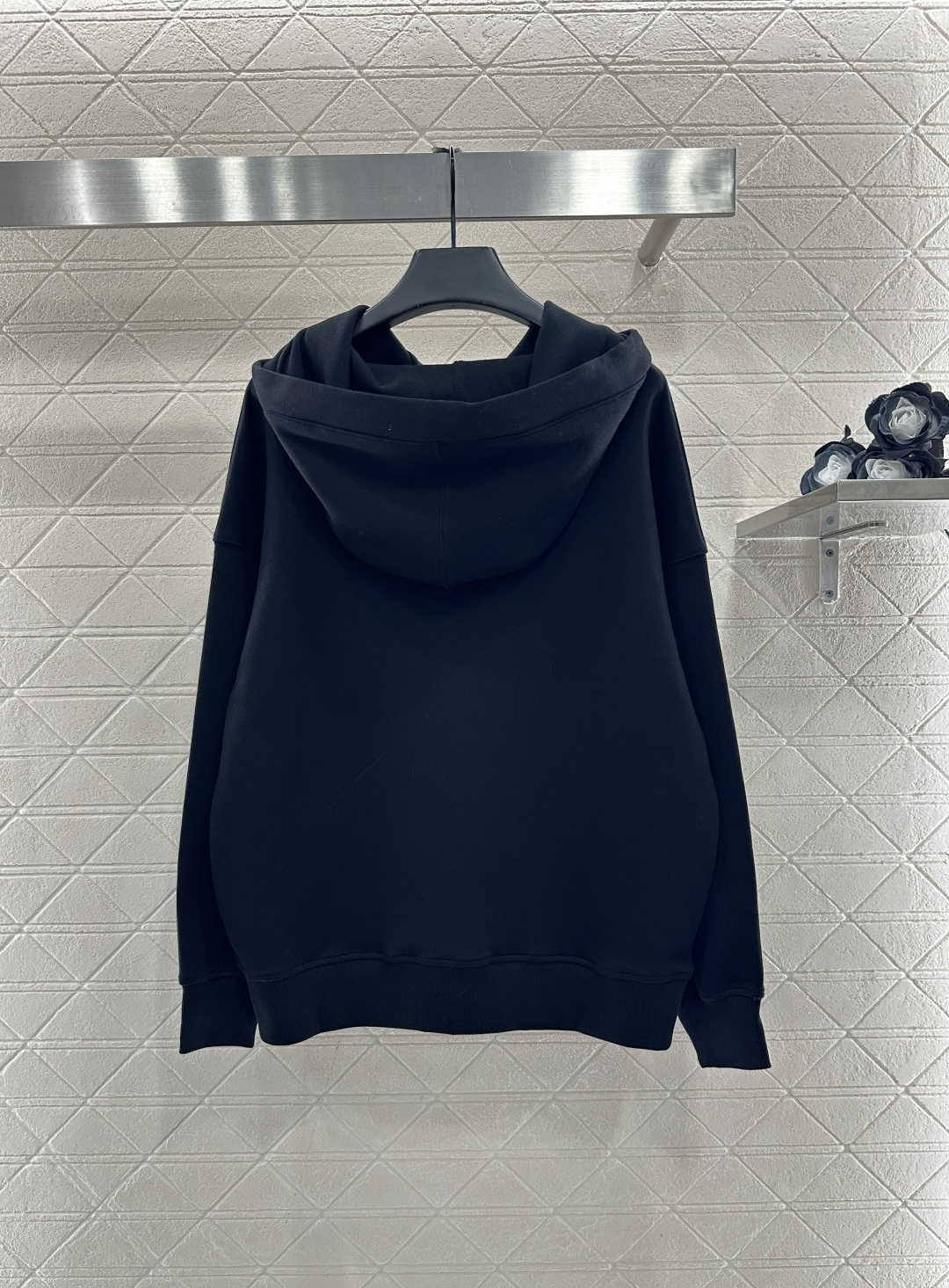 ♥Maxmar*♥2025新品上架 刺绣字母徽标抽绳连帽卫衣定制YB原生全棉材质，质感高级，舒适好穿，连