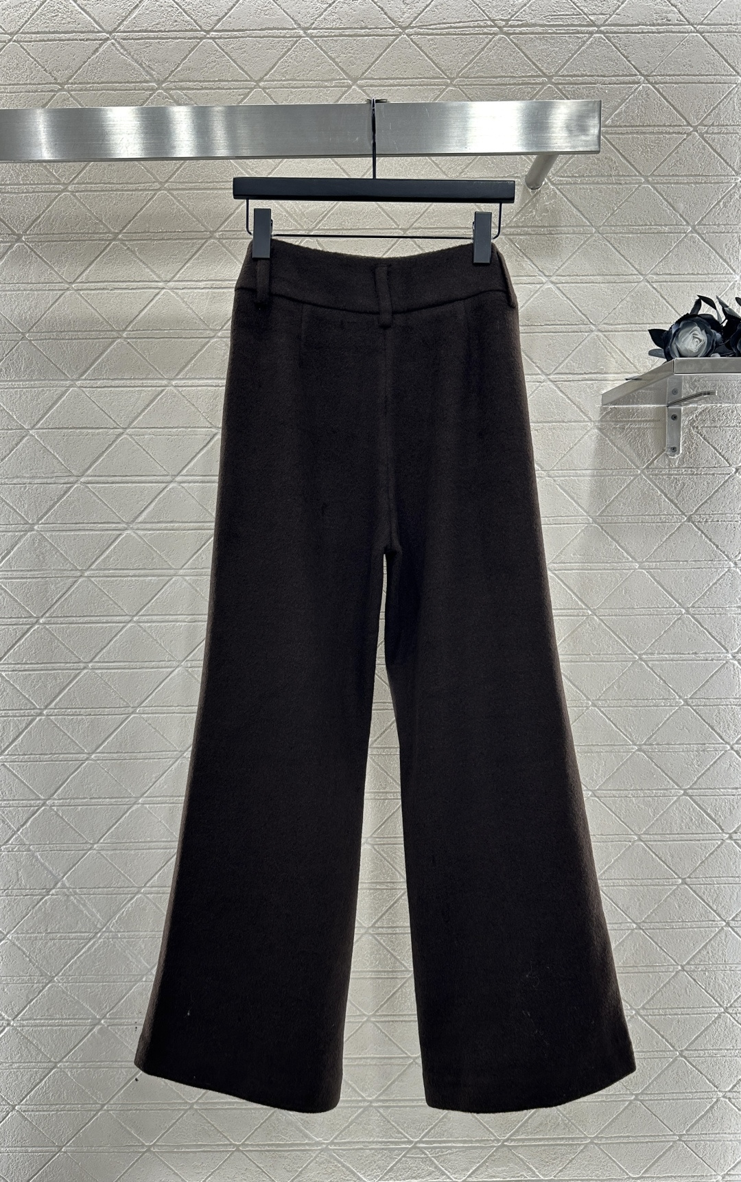 ♥Miumi*♥2025新品上架 立领外套长裤套装定制YB进口人棉材质，工艺处理，呈现出毛绒肌理，柔软细