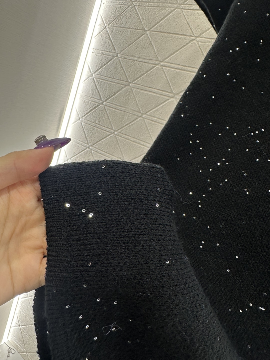 ♥Chane*♥2025新品上架 珍珠环脖针织连衣裙定制YB羊毛纱线织造，质感高级，舒适柔软，圆领针织裙