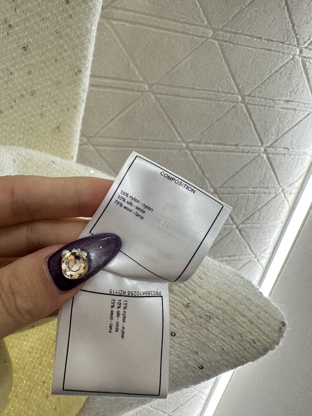 ♥Chane*♥2025新品上架 珍珠环脖针织连衣裙定制YB羊毛纱线织造，质感高级，舒适柔软，圆领针织裙