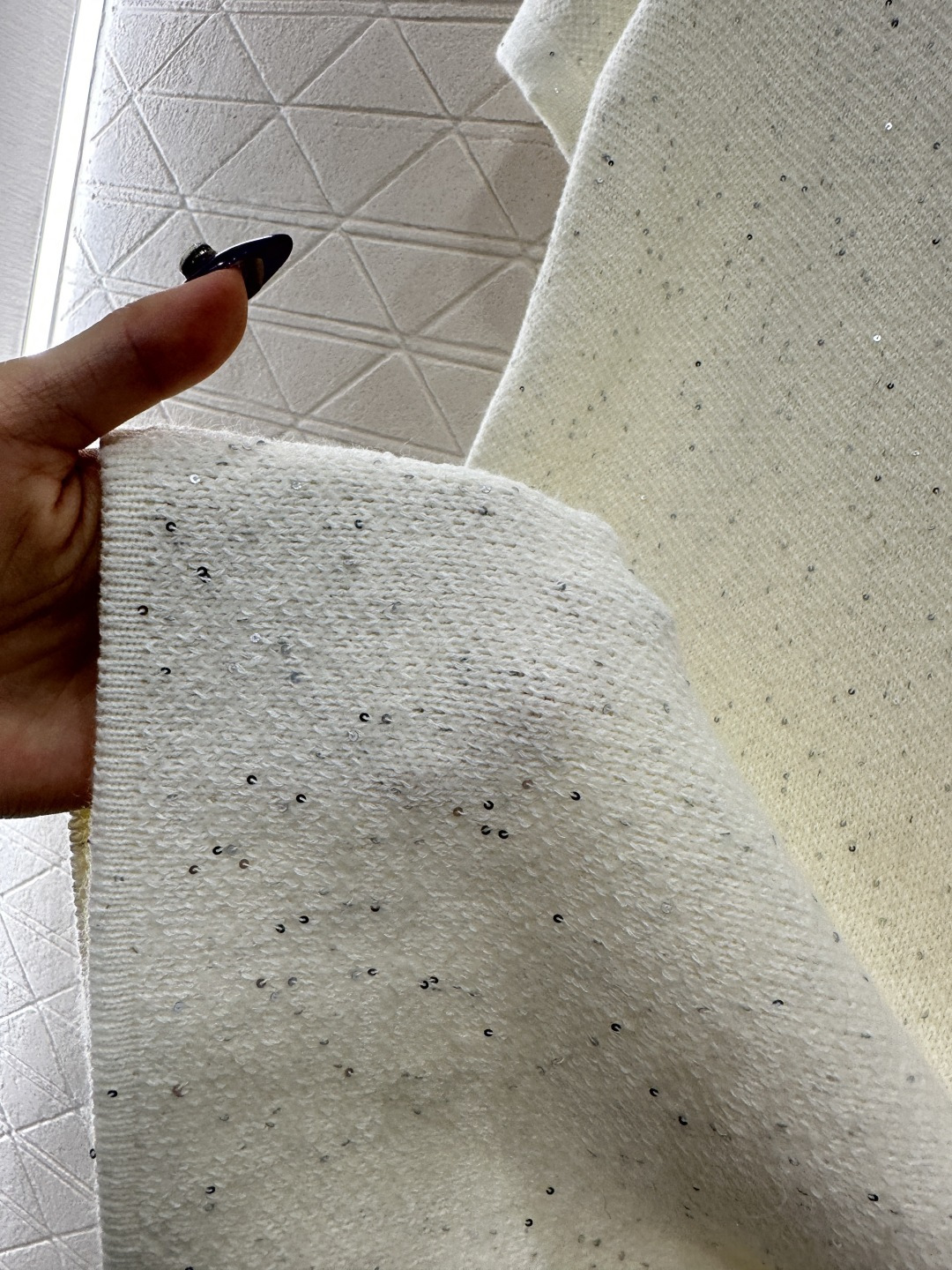 ♥Chane*♥2025新品上架 珍珠环脖针织连衣裙定制YB羊毛纱线织造，质感高级，舒适柔软，圆领针织裙