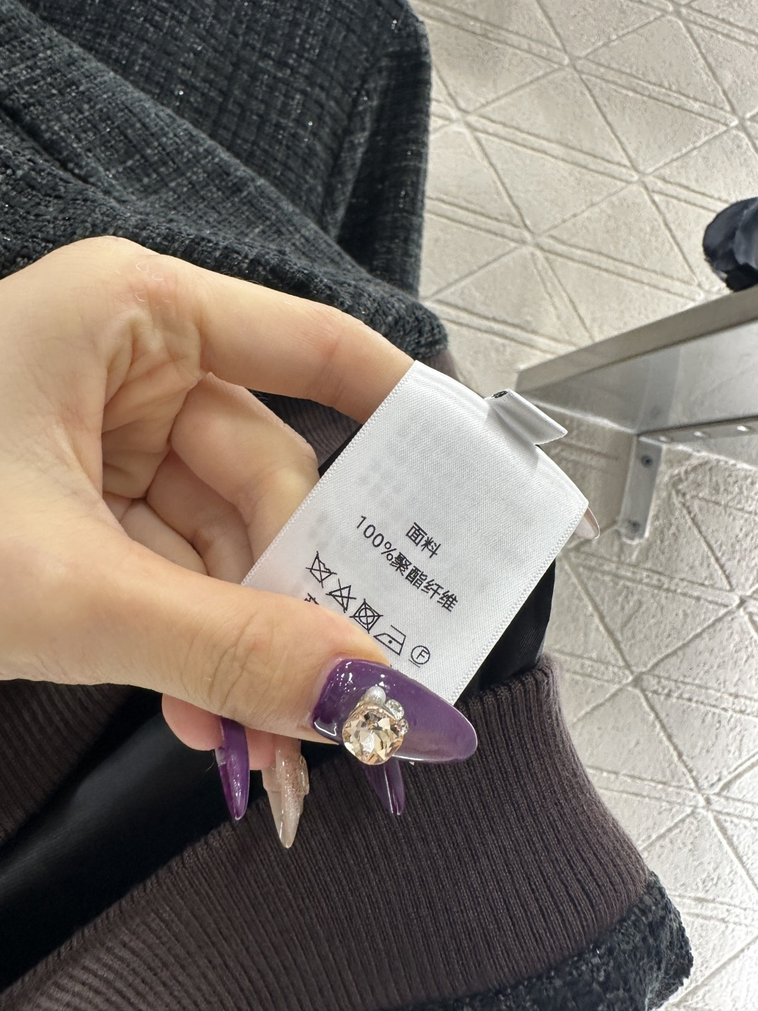 ♥Dio*♥2025新品上架 编织毛呢夹克外套定制YB进口粗花呢材质，肌理明显，质感舒适，夹克外套剪裁，