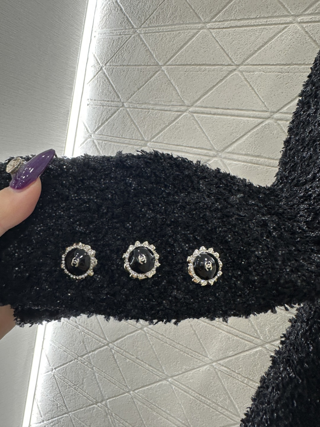 ♥Chane*♥2025新品上架 立领编织中长款外套定制YB进口粗纺羊毛呢材质，质感高级，品相十足，立领