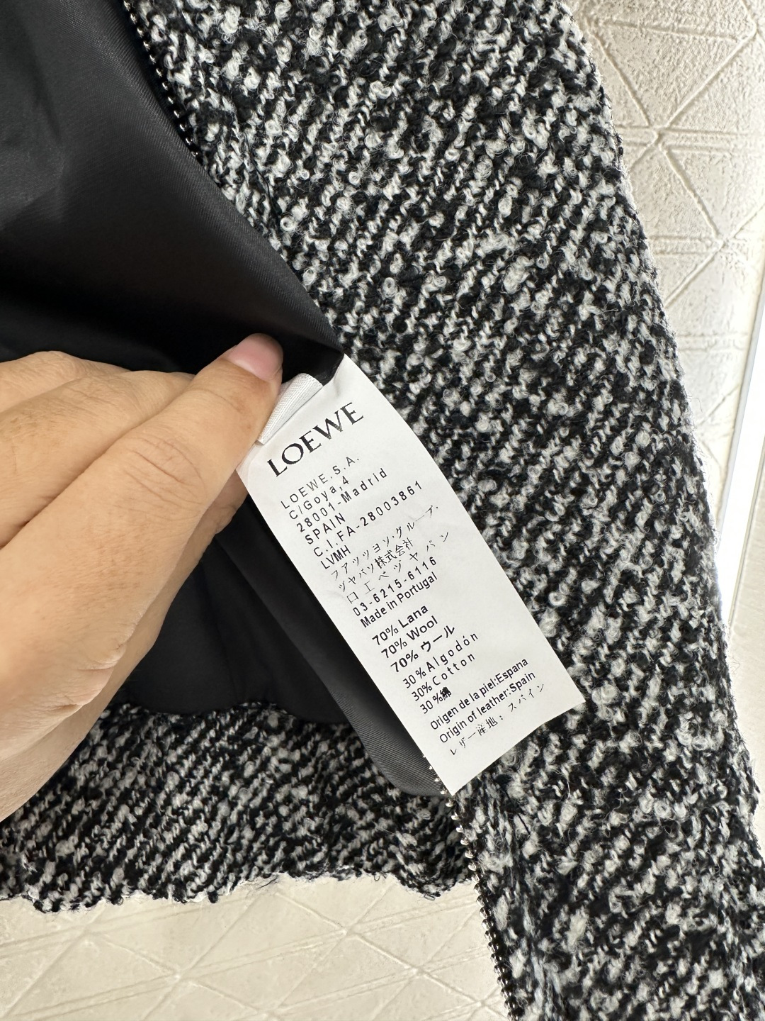 ♥Loew*♥2025新品上架 皮毛领毛呢外套定制YB进口毛呢材质，肌理明显，翻领拉链外套，质感高级，短