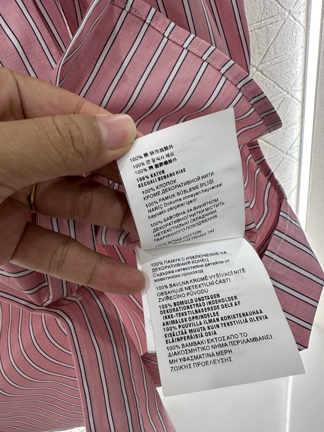 ♥Miumi*♥2025新品上架 多种穿法条纹衬衫连衣裙定制YB斜纹全棉材质，质感舒适，垂顺有型，纽扣衬