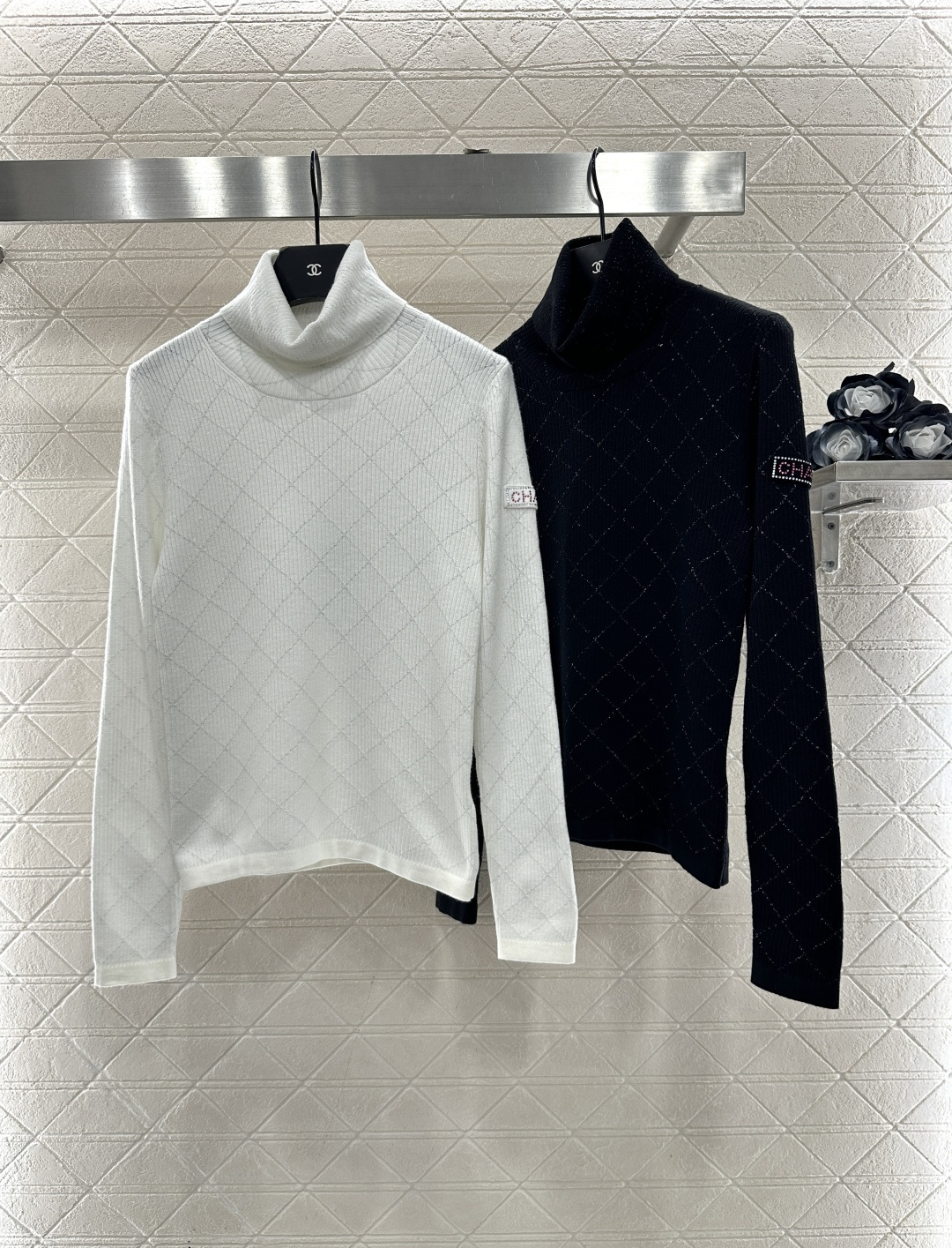 ♥Chane*♥2025新品上架 高领针织套头毛衣25coco滑雪🎿系列#定制YB羊毛纱线织造，质感细腻