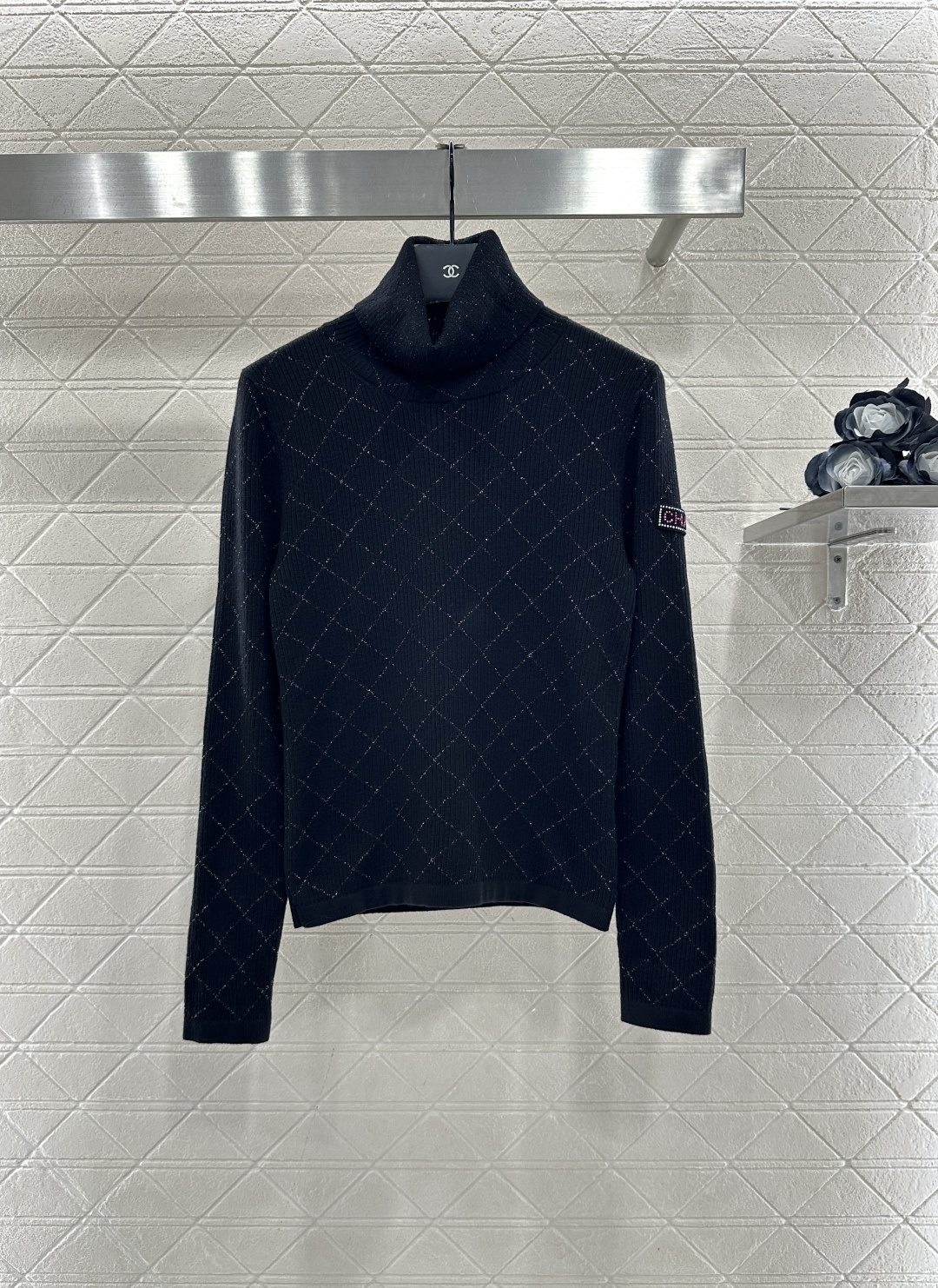 ♥Chane*♥2025新品上架 高领针织套头毛衣25coco滑雪🎿系列#定制YB羊毛纱线织造，质感细腻