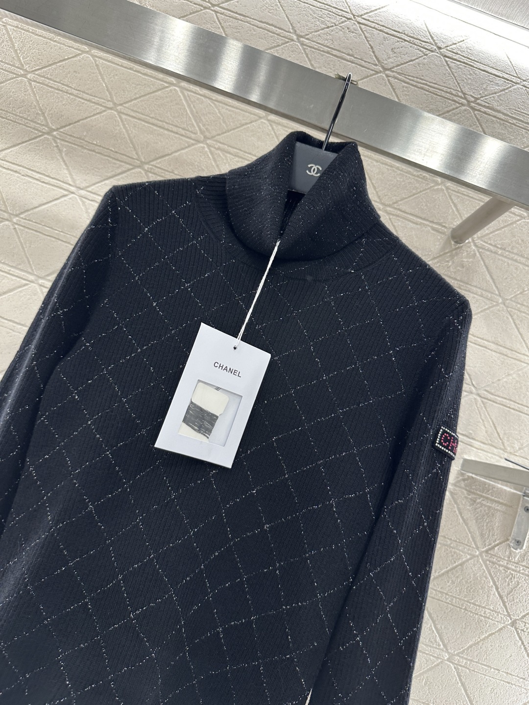 ♥Chane*♥2025新品上架 高领针织套头毛衣25coco滑雪🎿系列#定制YB羊毛纱线织造，质感细腻