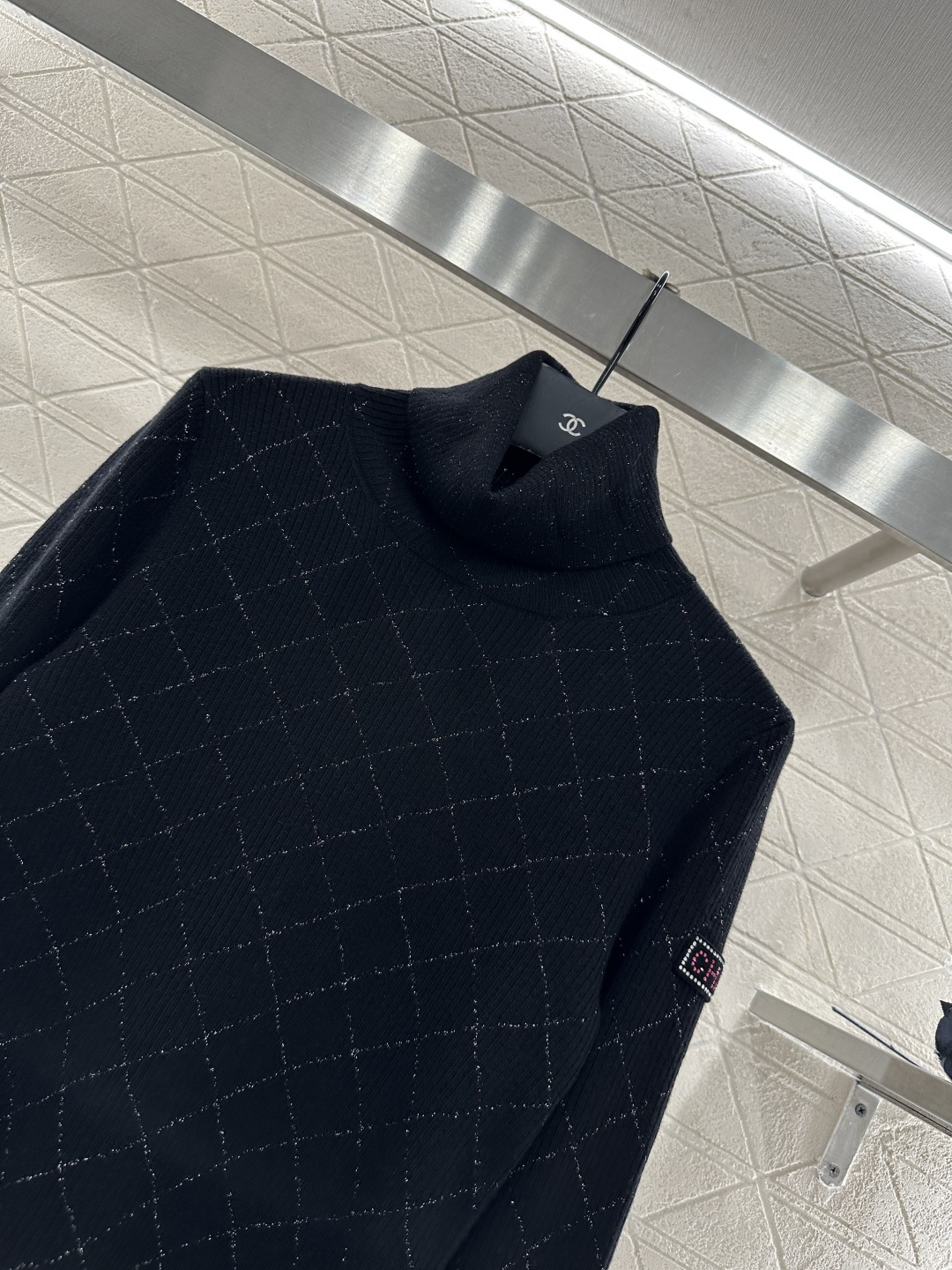 ♥Chane*♥2025新品上架 高领针织套头毛衣25coco滑雪🎿系列#定制YB羊毛纱线织造，质感细腻