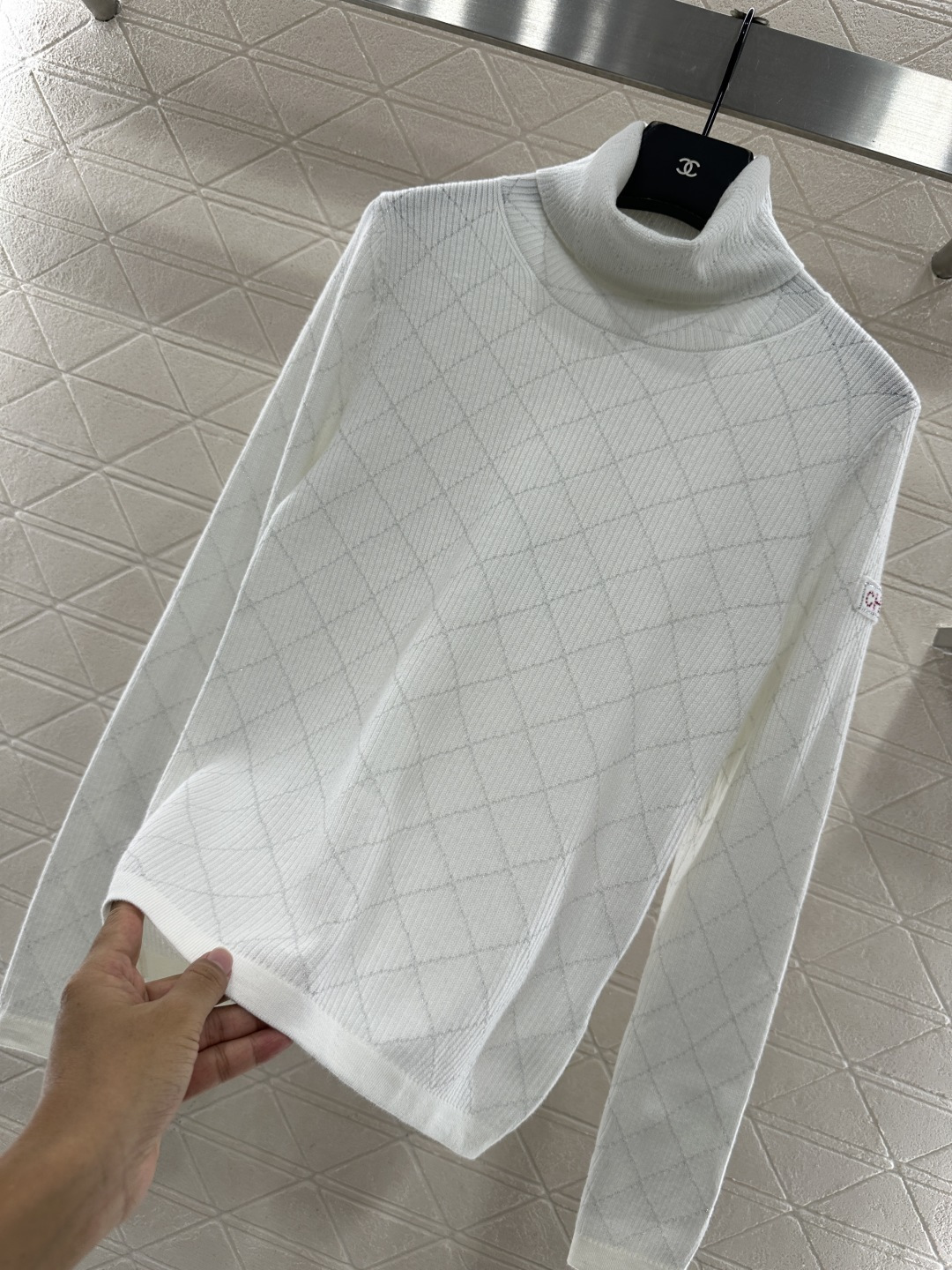 ♥Chane*♥2025新品上架 高领针织套头毛衣25coco滑雪🎿系列#定制YB羊毛纱线织造，质感细腻