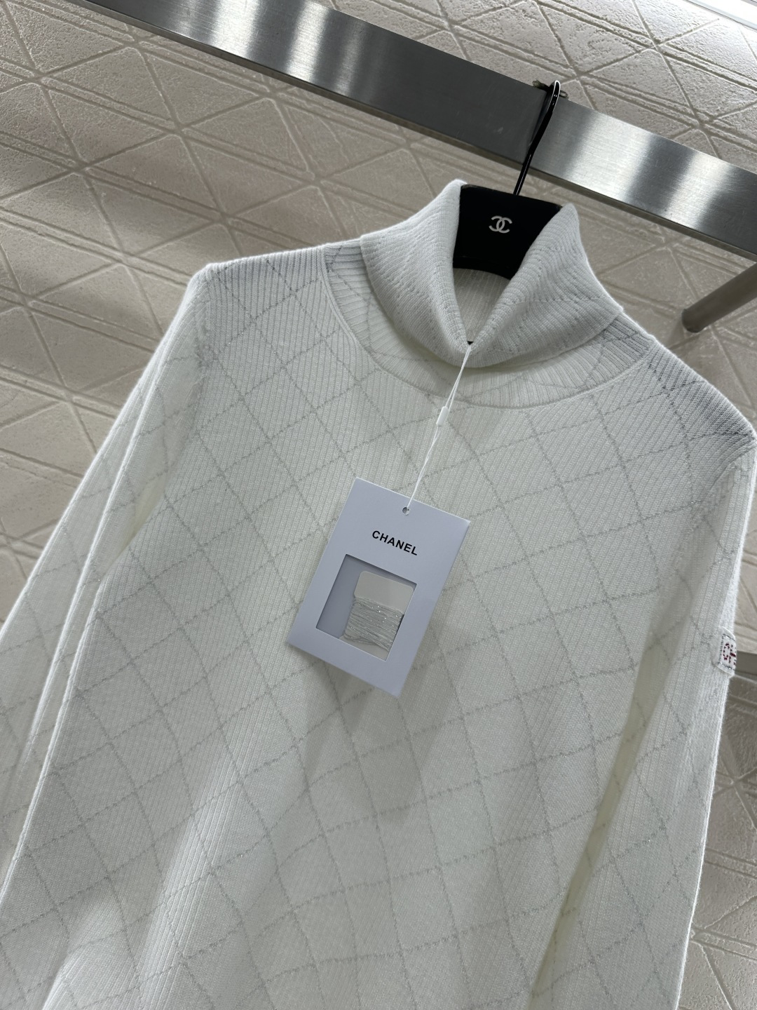 ♥Chane*♥2025新品上架 高领针织套头毛衣25coco滑雪🎿系列#定制YB羊毛纱线织造，质感细腻