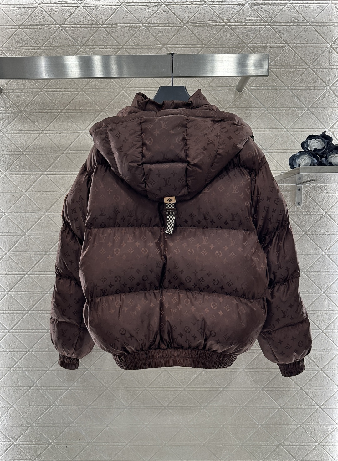 ♥Louis vuitto*♥2025新品上架 可拆卸连帽提花羽绒服最新滑雪🎿系列#定制YB进口防风防水