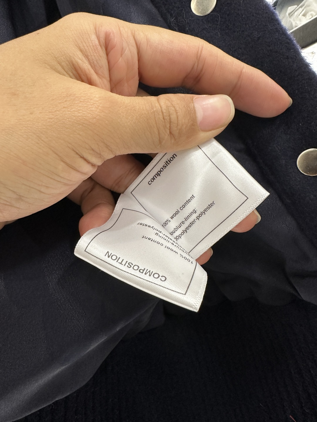 ♥Chane*♥2025新品上架 毛呢翻领夹克外套定制YB进口羊毛呢材质，肌理明显，挺括有型，翻领夹克外