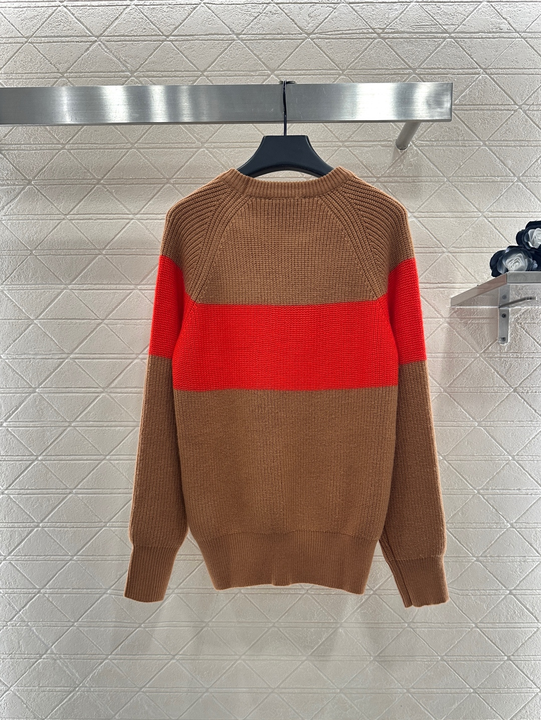 ♥Ami*♥2025新品上架 钩花撞色针织毛衣圣诞限定系列#定制YB羊毛纱线织造，质感高级，舒适柔软，圆