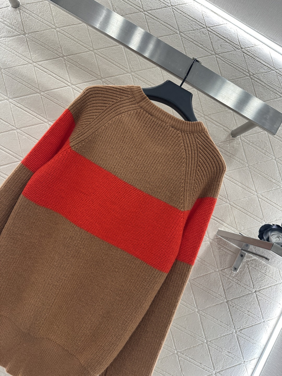 ♥Ami*♥2025新品上架 钩花撞色针织毛衣圣诞限定系列#定制YB羊毛纱线织造，质感高级，舒适柔软，圆