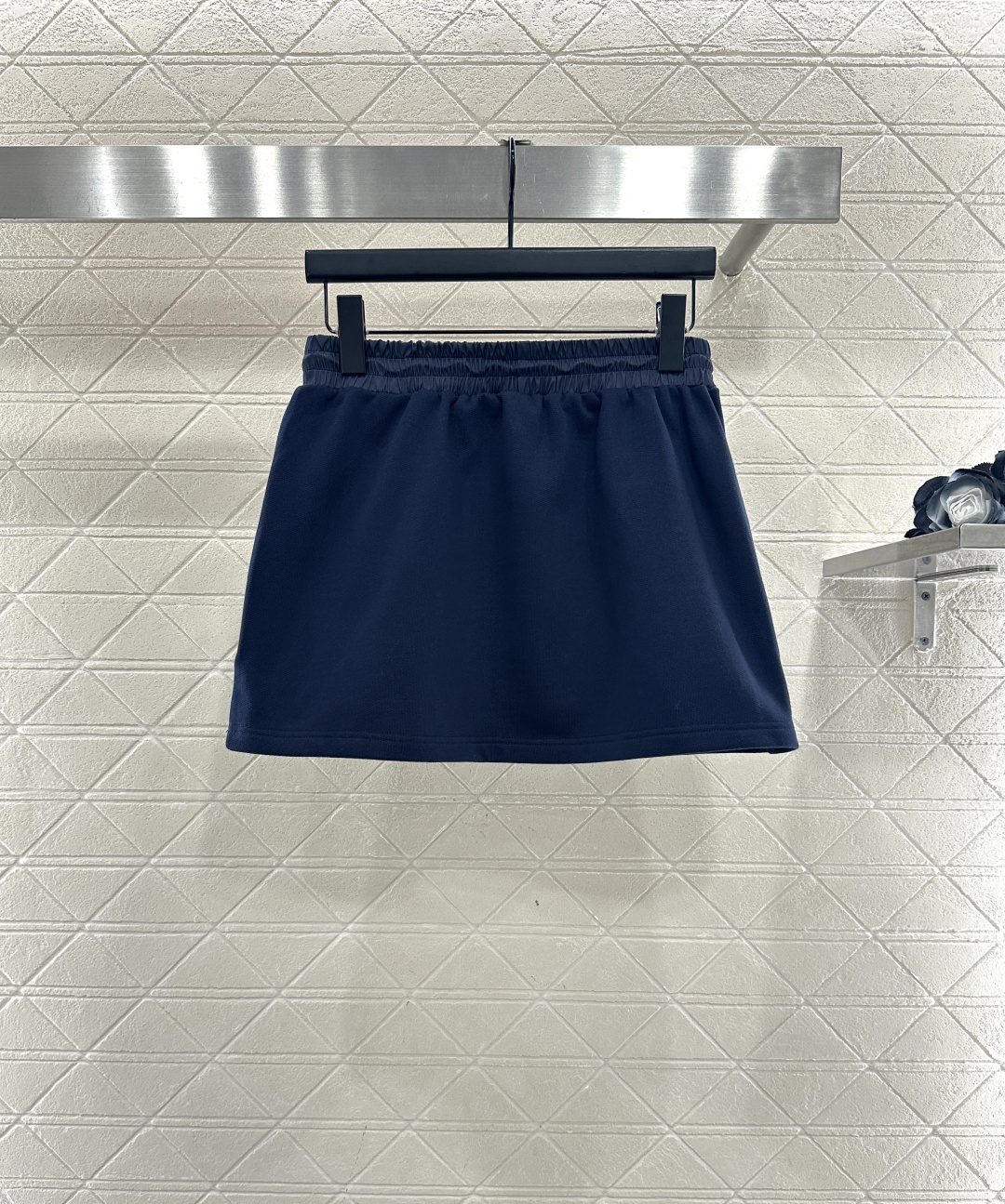 ♥Miumi*♥2025新品上架 拉链抽绳夹克短裙套装定制YB斜纹全棉材质，质感光泽，垂感十足，拉链夹克