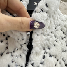 ♥Chane*♥2025新品上架 立领拉链皮毛棉服外套25coco滑雪🎿系列#定制YB进口丝毛材质 ♥Chane*♥2025新品上架 立领拉链皮毛棉服外套25coco滑雪🎿系列#定制YB进口丝毛材质